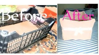 #How to make clothes basket with home decor with Nazia #DIY clothes basket#diy ideas