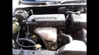 Toyota Camry starter replacement and throttle body cleaning.