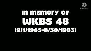 WKBS-TV Final Sign Off (August 30,1983)