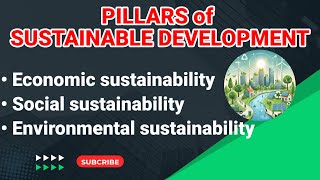 3 Pillars of Sustainable Development| Triple Bottlom Line: Environmental Social and Economic Pillars