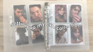 i'm collecting exo! ٩(◕‿◕｡)۶ setting up an a5 binder!