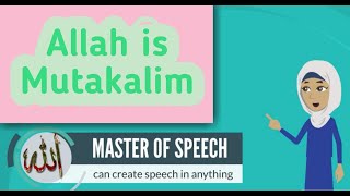 kids islamic stories || Allah is Mutakalim|| muslim || kaz school