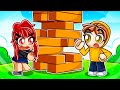 Roblox GIANT JENGA with My BULLY GIRLFRIEND!