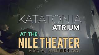 Katatonia Atrium Live 2022 - Mesa, AZ - Nile Theater