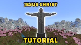 How to Build a Massive Jesus Statue in Minecraft | Step-by-Step Tutorial