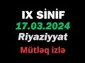 ✅️. 17 Mart buraxılış imtahanına dəstək.  Sual tipləri. Son təkrar.  #9lar   #BURAXILIŞADƏSTƏK