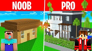 NOOB Vs HACKER : I CHEATED in a Build Challenge in Minecraft