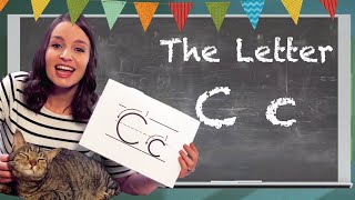 Letter C Lesson for Kids | Letter C Formation, Phonic Sound, Words that start with C.