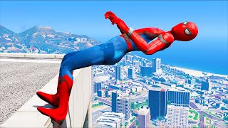 GTA 5:  Falling off Highest Buildings - GTA 5 Funny Moments \u0026 Fails, Gameplay
