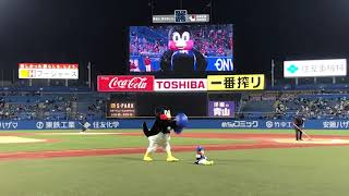 つば九郎空中くるりんぱ   2021年4月6日（火） 広島カープ戦