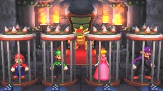 Mario Party The Top 100 Minigames - Mario Vs Peach Vs Luigi Vs Waluigi