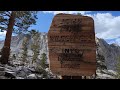 backpacking the high sierra john muir wilderness bear lakes basin to italy pass cross country loop