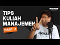 TIPS PENTING KULIAH DI MANAJEMEN PART 2 | Q&A