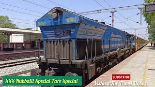 # SSS Hubballi Special Fare Special #Arriving #Davangere #07353 #DVG#KSR Bengaluru #Hubli #Railways