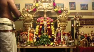 Sri Vishnu Sahasranamavali (1008 Divine Names of Vishnu) Hymn - Thulasi Archana \u0026 Thiruvaradhanam