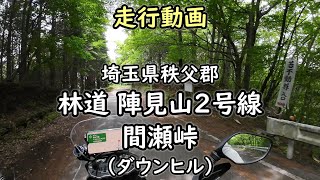 【走行動画】埼玉県秩父郡「林道 陣見山2号線 間瀬峠（ダウンヒル）」を走行【CRF250 RALLY】