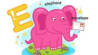 Learn E F G H Words for Kids learning video