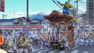 2017.10.08 堺市東区 日置荘地区 だんじりパレード・やりまわし 等