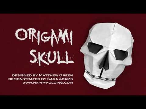 Halloween Origami Tutorial: Skull (Matthew Green) Halloween Origami Tutorial: Skull (Matthew Green)