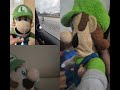 Luigi gets scared #crazymariobros #funny #mario #luigi #memes #luigis