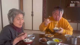 【おばあちゃんねる】11月29日老老介護を終えた87歳おばあちゃんとの朝昼晩の食事生活