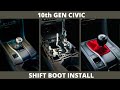 EBAY SHIFT BOOT FOR 2019 CIVIC HATCHBACK - HOW TO INSTALL A SHIFT BOOT- 10TH GEN CIVIC- X GEN FK7-