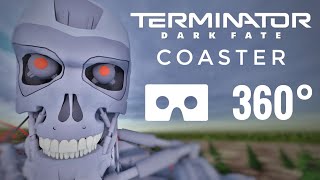 Terminator Dark Fate 360 video VR Roller Coaster 360° PSVR Virtual Reality Google Cardboard