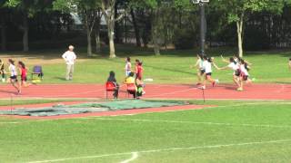 元朗學界田徑女子乙組4X100(2015.12.7.)決賽