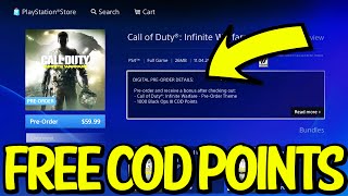 How To Get 1,000 FREE COD POINTS When Ordering "INFINITE WARFARE" (COD Pre-Order Bonus) | Chaos