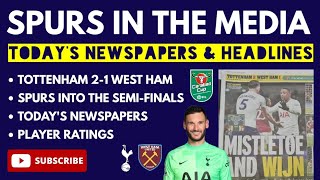 SPURS IN THE MEDIA & PLAYER RATINGS: Tottenham 2-1 West Ham United: "Bergwijn Bursts Hammers Bubble"