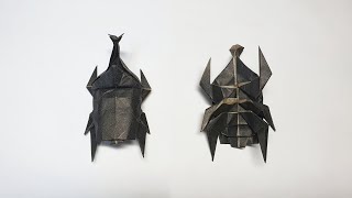 종이 한장으로 장수풍뎅이 접기 (중급) Origami beetle