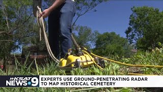 Ground-penetrating radar being used at once-hidden cemetery