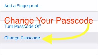 How to Change the Passcode on the iPhone