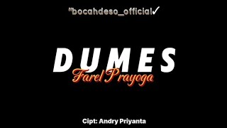 DUMES - Farel Prayoga | Lyrics slowed reverb | Bocah deso official ✓