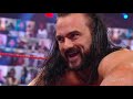 drew mcintyre looks to pummel randy orton raw oct. 12 2020