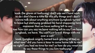 taekook oneshot /his idol ex wants him back but he's scared//taekook/vkook ff / top tae