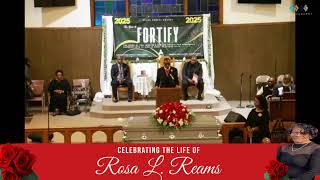 Rosa L. Reams Homegoing Service