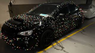 Christmas lights on 15+ wrx!