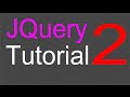 JQuery Tutorial for Beginners - 2 - Setting up the library