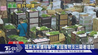 颱風未登陸 蔬果價格先飆漲! 風災恐導致通膨加劇? ｜十點不一樣20241001 @TVBSNEWS02