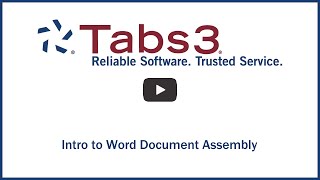 Intro to Word Document Assembly