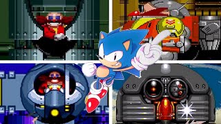 Sonic 1, 2, 3&K, CD & Mania: All Bosses (No Damage)