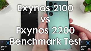 Exynos 2100 vs Exynos 2200 Benchmark Test - Galaxy S21 vs S22 Ultra