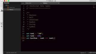 006 Javascript null and boolean data types