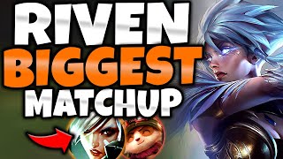 RIVEN TOP HOW TO BEAT FRUSTRATING TOPLANER TEEMO! - S12 RIVEN TOP GAMEPLAY! (Season 12 Riven Guide)