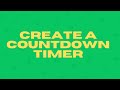 Create a Simple Countdown Timer using HTML, CSS, and JavaScript