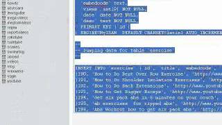 How to Export a Table - MySQL PhpMyAdmin Tutorial