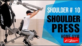 How to do the Shoulder Press For Shoulder Workout at Home∣Anterior Deltoid∣BODYCRAFT∣ELITE