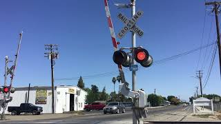 San Joaquin valley railroad number 440 is passing N 19th Avenue at lemoore California