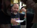 Eating scorpion in Mexico City